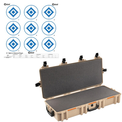 Pelican V700 Vault Takedown Rifle  Shotgun Case, 16 Sight-In Target, 10 Sheets