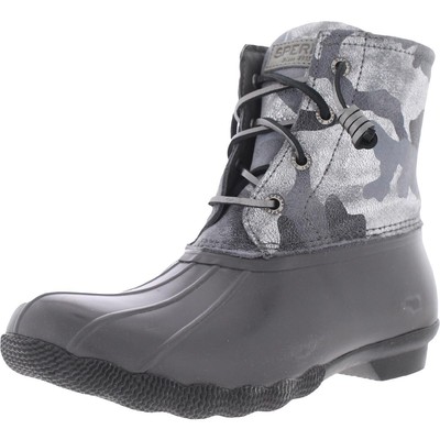

Женские зимние и зимние ботинки из морской кожи цвета металлик Sperry BHFO 9194, Metallic camo silver, Saltwater