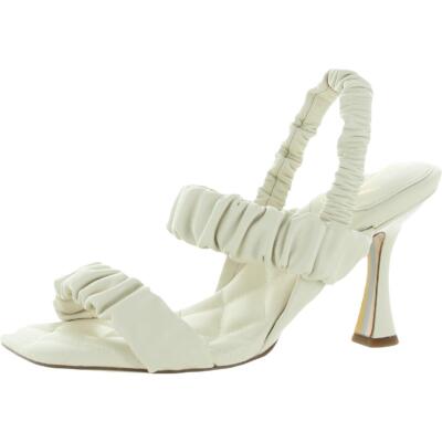 

Sam Edelman Женские сандалии Marlena цвета слоновой кости с ремешком на пятке 9.5 Medium (B,M) BHFO 4717, Ivory leather