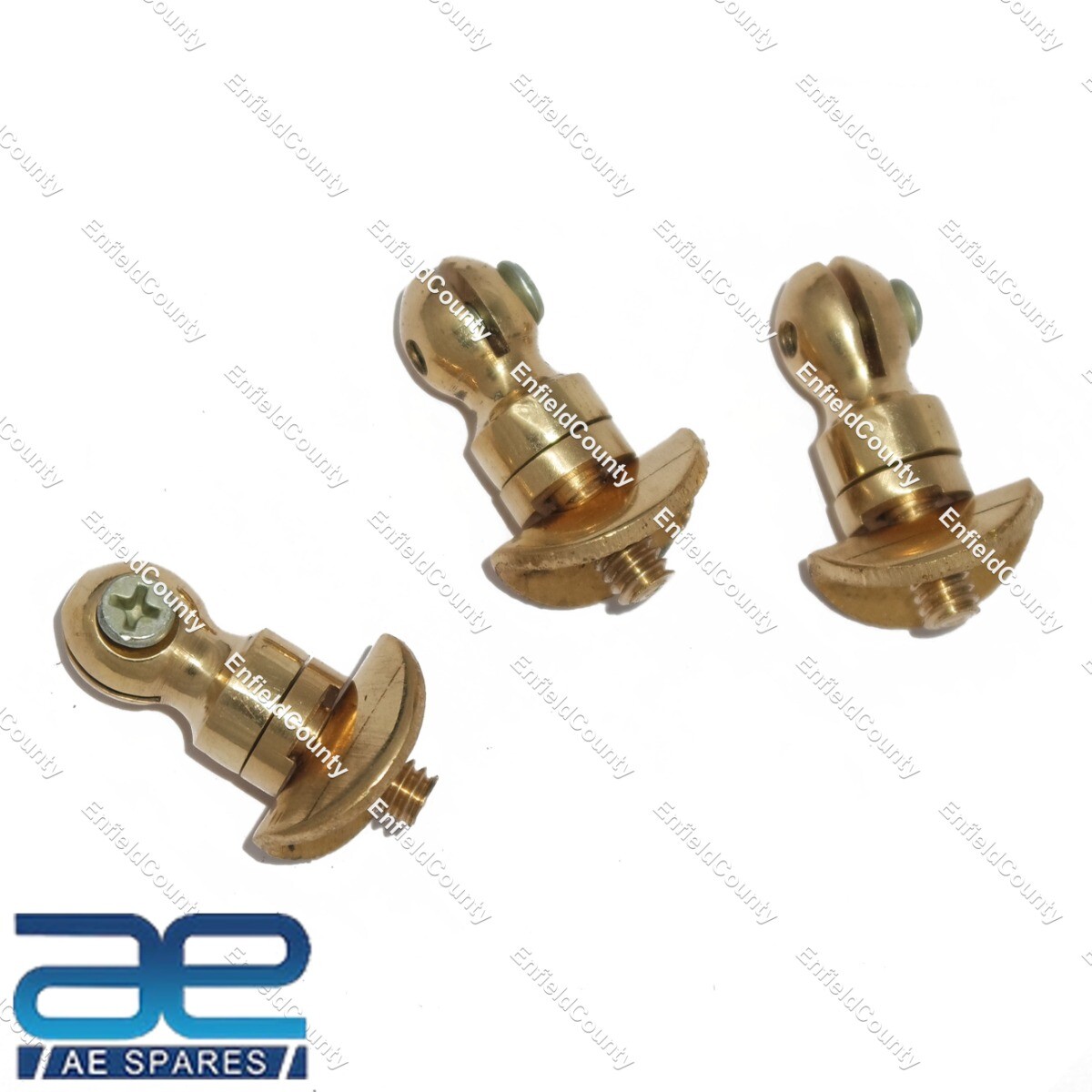 Front Number Plate Fixing Nut Brass For Norton Royal Enfield BSA Triumph