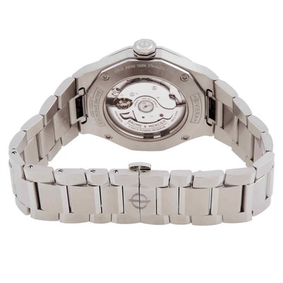 Pre-owned Baume & Mercier Baume Et Mercier Riviera Automatic Chronometer Black Dial Men's Watch M0a10702