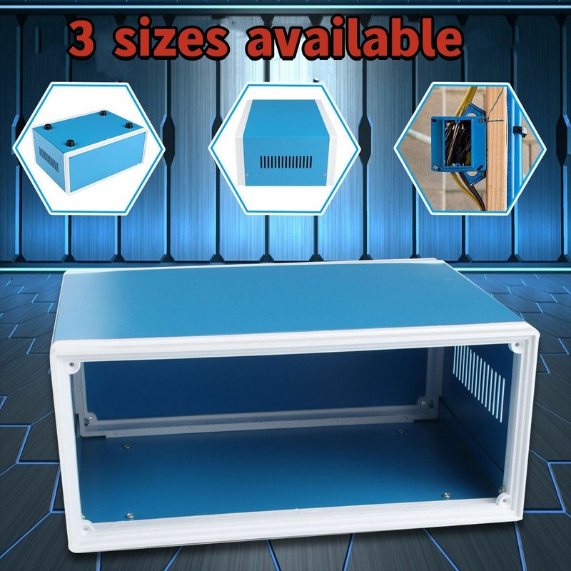 Electronic Enclosure Project Case DIY Metal Box Dustproof Junction Case