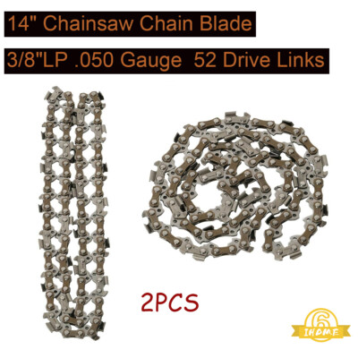 2Pack Chainsaw Chain for 14'' Greenworks 20022 20032 20012 20222 CSF403 52DL S52