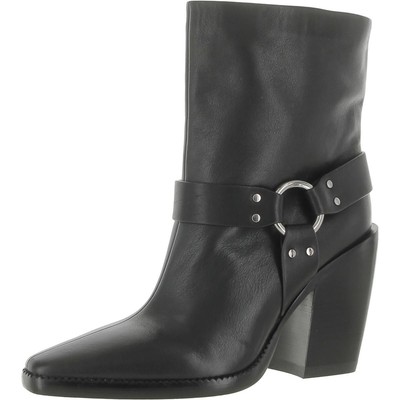Женские черные кожаные ботильоны-пинетки Rag & Bone, размер 39, средний (B, M), BHFO 4360