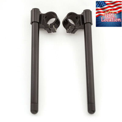 54mm Clip Ons Fork Handlebar Clamp CNC Handle Bars Tube 1in High Motorcycle
