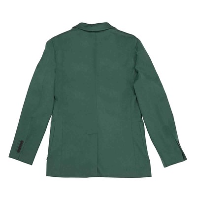 Pre-owned Burberry Soho Fit Single-breasted Blazer Jacket, Brand Size 48 (us Size 38) In Green