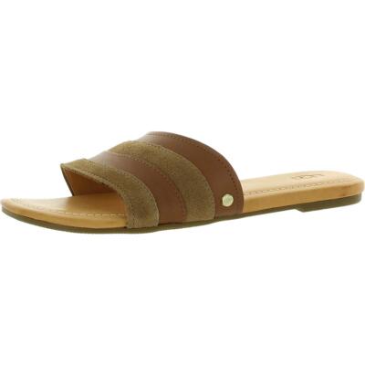 

Ugg Womens Ximena Leather Slip On Mules Slide Sandals Shoes BHFO 4447, Ximena