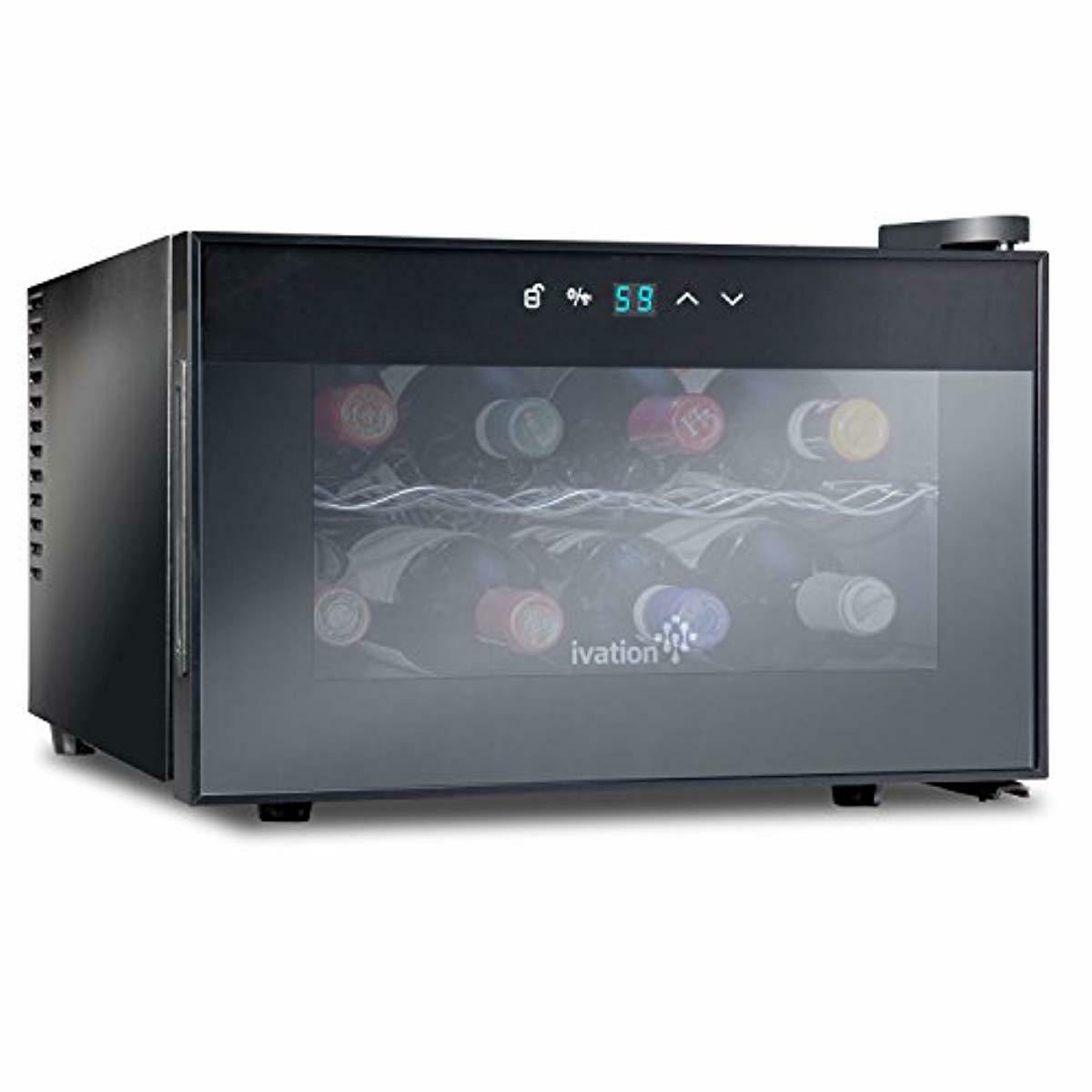 Compact Horizontal For Red White 8 Bottle Countertop A