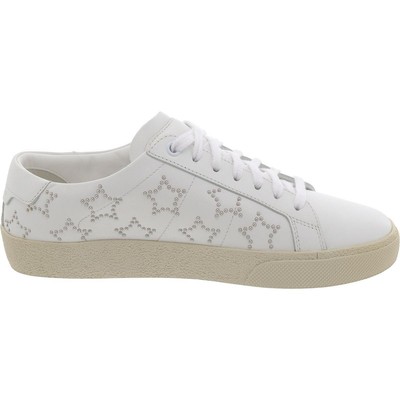 Pre-owned Saint Laurent Womens White Fashion Sneakers Shoes 36.5 Medium (b,m) Bhfo 2022