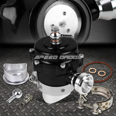 50-ММ АЛЮМИНИЕВЫЙ ЧЕРНЫЙ КЛАПАН ТУРБОКОМПЕНСАТОРА ВЫПУСКНОЙ КЛАПАН BOV ТРУБА 35PSI BOOST+ФЛАНЕЦ