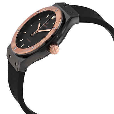 Pre-owned Hublot Classic Fusion Automatic Black Dial Unisex Watch 542.co.1181.rx