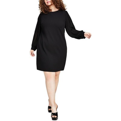 Женское черное платье для коктейлей и вечеринок с аквалангом Tommy Hilfiger Plus 16W BHFO 1094