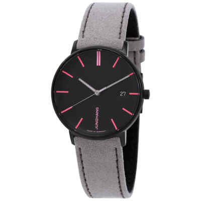 Pre-owned Junghans Form Damen Quartz Black Dial Ladies Watch 47/4256.00