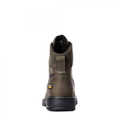 Pre-owned Ariat Work Women's 6" Casey Composite Toe Work Boot Shadow - 10033921 In Black