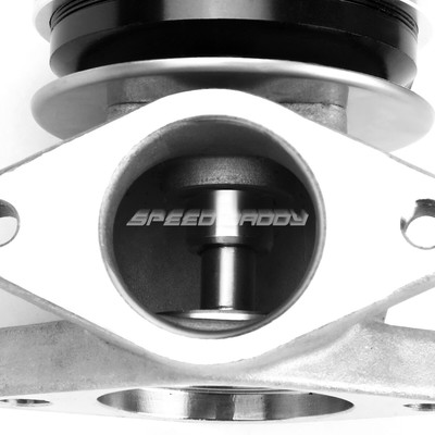 UNIVERSAL EXTERNAL 14-PSI 38MM TURBOCHARGER V-BAND 5" WASTEGATE W/SPRING BLACK