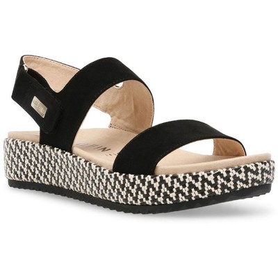 

Женские черные сандалии на платформе Anne Klein Verona 10 Medium (B,M) BHFO 8673, Black fabric, Verona