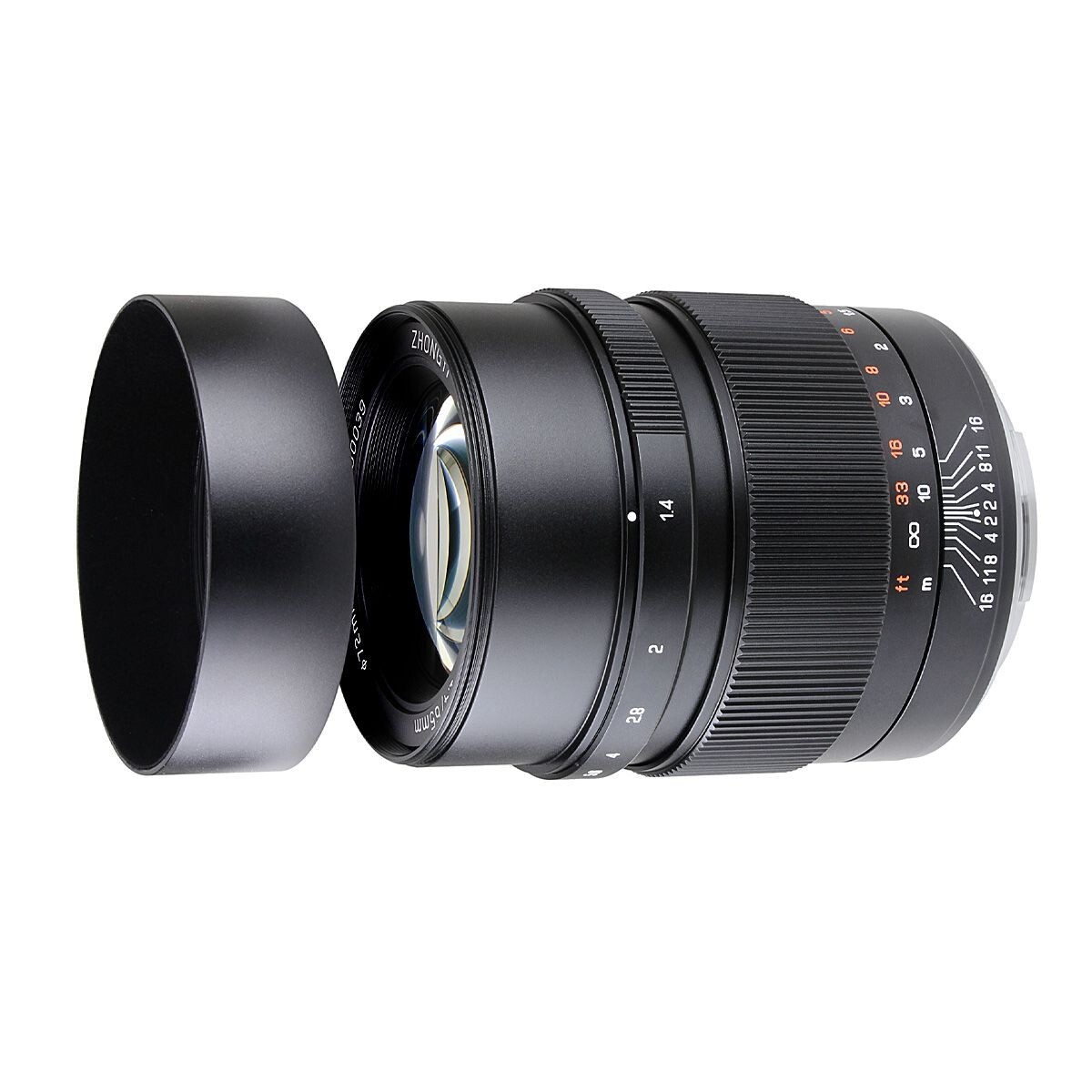 中一光学 SPEEDMASTER 65mm F1.4 mitakon Zhongyi Mitakon Speedmaster 65mm F1.4 Lens for Fuji GFX 100