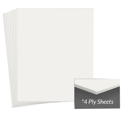 Archival Methods Museum Board 11x14 Warm White 4 Ply PKG 25 #43-403