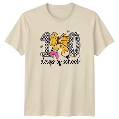 100 Days Of School Damen T-Shirt 100. Tag Bildung Feier Geschenk für Sie