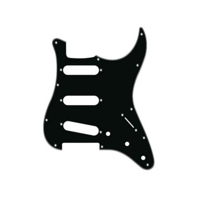 Накладка Fender для гитары American Standard Stratocaster, трехслойная, черная