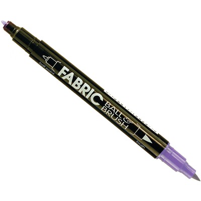 Uchida Ball & Brush Fabric Marker-Fluorescent Violet, 122-S-F8