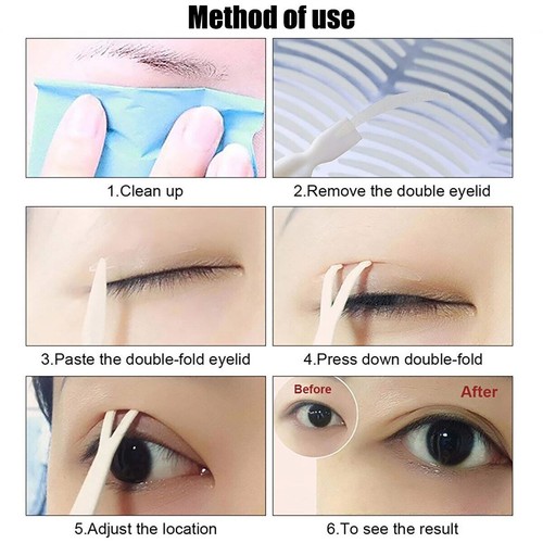 360Pcs Double Eyelid Tape Invisible Adhesive Eye Lift Strip Makeup Lace Stickers
