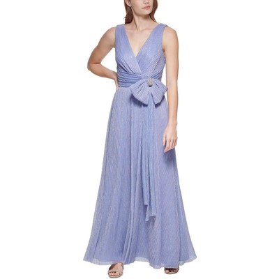 

Женское длинное плиссированное вечернее платье Eliza J BHFO 3230, Perwinkle