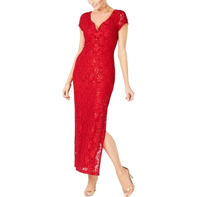 

Женское кружевное вечернее платье-футляр Connected Apparel Petites BHFO 4708