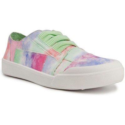 

Женские кроссовки Sugar Forever Natural Green Green Green Slip-On 8.5 Medium (B, M) 5603, Green/pink tie