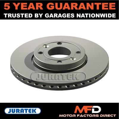 Fits Nissan Micra Note Renault Clio + Other Models Juratek Front 1x Brake Disc