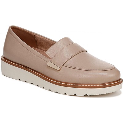 Женские лоферы из натуральной кожи Adiline Tan шириной 10 см (C, D, W) BHFO 3561
