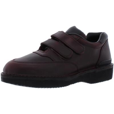 

Walkabout Mens Quick Grip Кожаные регулируемые кроссовки для ходьбы Кроссовки BHFO 0958, Brown/chestnut, Quick Grip