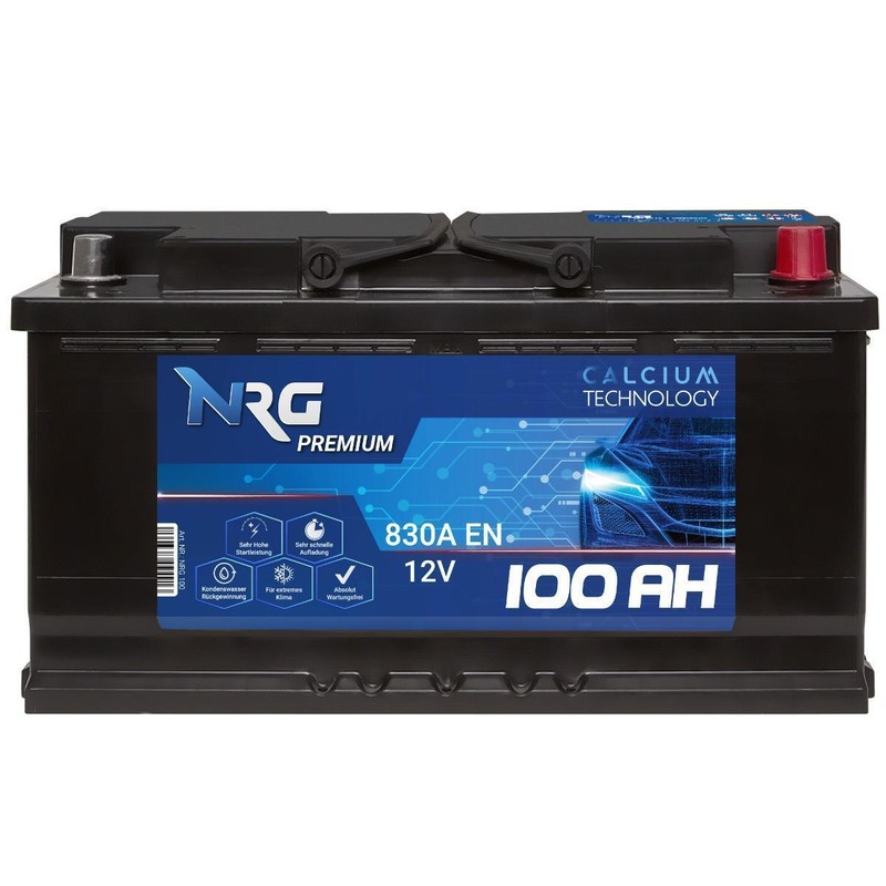 Nrg Premium Autobatterie 12v 100ah Starter Batterie Statt 90ah 95ah 100ah 105ah