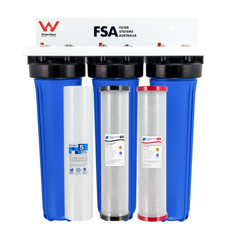 Whole House Water Filter System 20" x 4.5" Triple Chloramine Removal 19TWM eBay