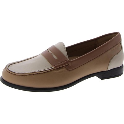 Массивные женские лоферы-слипоны из коричневой кожи Harper 8.5 Medium (B, M) BHFO 9698