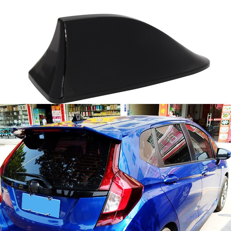 For Honda Fit Jazz Car Auto Antenna Cover Radio AM FM Signal Shark Fin Cap Gloss