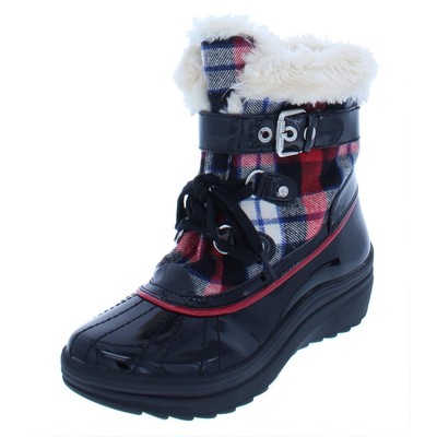 Женские зимние ботильоны Anne Klein Sport Womens Gallup красного цвета, 9 средних размеров (B,M) BHFO 6417