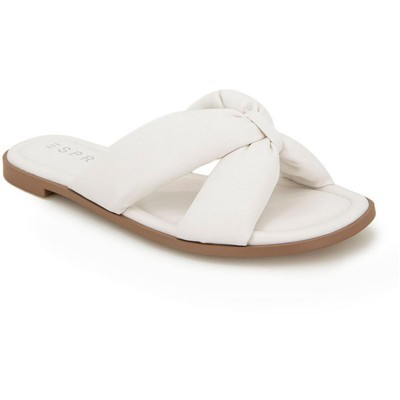 

Женские шлепанцы Esprit Scarlet White Thong 6,5 Medium (B,M) BHFO 2681, White smooth, Scarlet