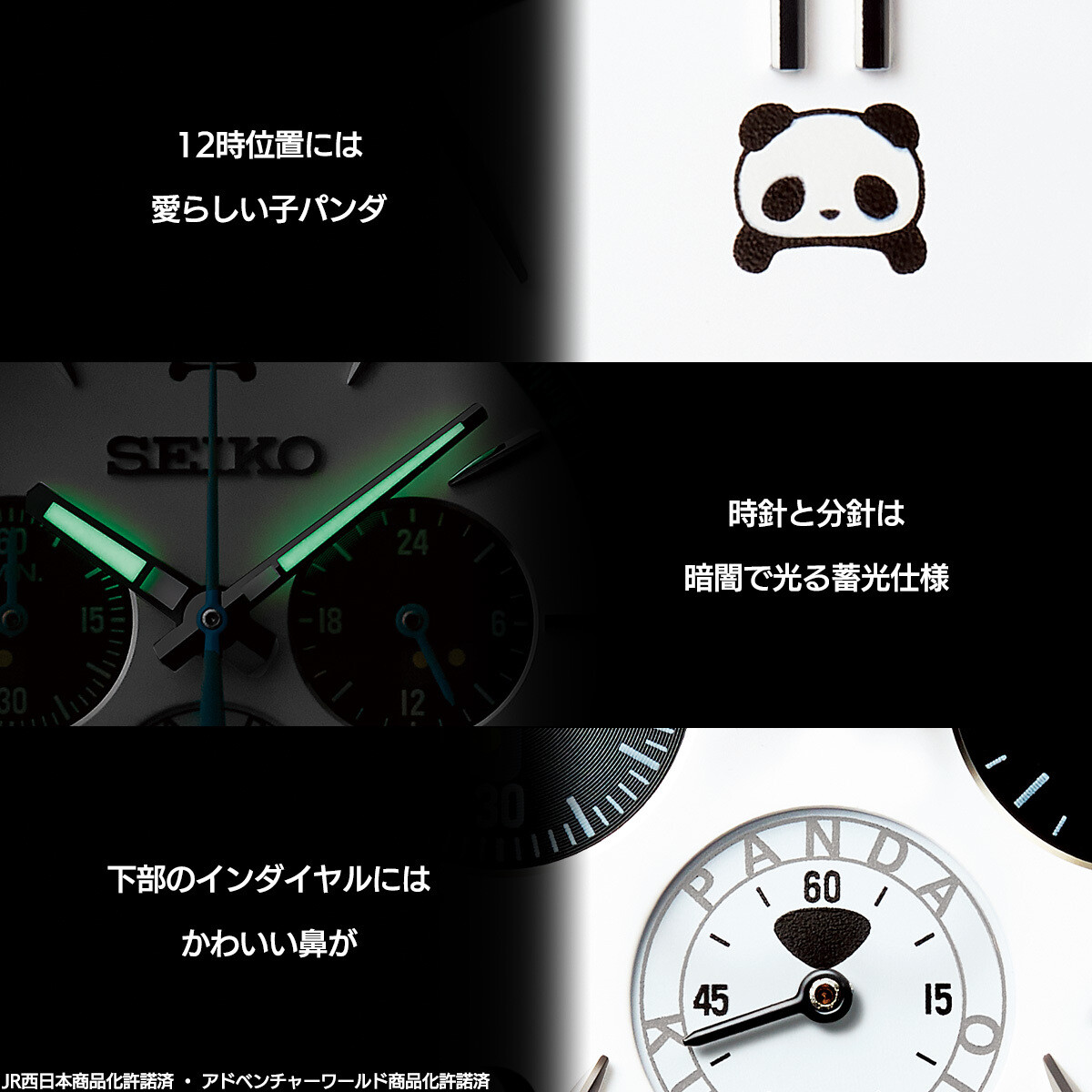 Pre-owned Seiko Kuroshio Panda Series 287 5th Anniversary Watch Limited Edition From Japan