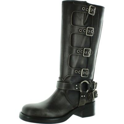 Steve Madden Womens Brocks Black Mid-Calf Boots Shoes 6 Medium (B,M) BHFO 6143