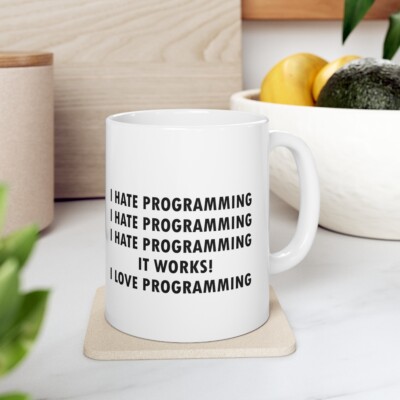 Humor Programming IT for Computer Security Hackers Ceramic Mug 11oz