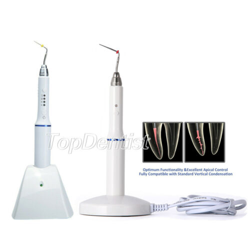 Dental Cordless Gutta Percha Obturation System Endo Heated Pen Handle/4pcs Tips