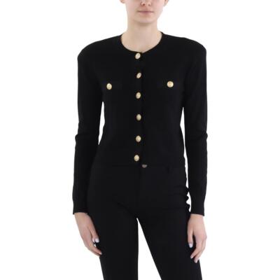 LAgence Womens Knit Long Sleeves Button Cardigan Sweater Top BHFO 4307