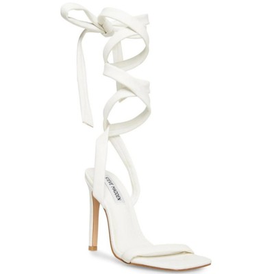 Женские туфли Steve Madden на белом каблуке с запахом 10 см (B, M) BHFO 5029