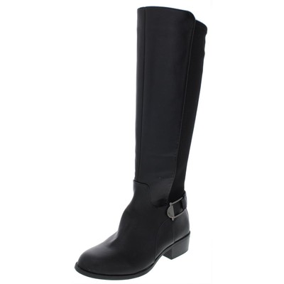 

Женские высокие сапоги до колена из искусственной кожи Alfani Kallumm BHFO 4850, Black pu/neoprene, Kallumm