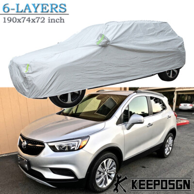 For Buick Encore 6-Layer Full Car Cover Outdoor Snow Sun Dust Water Protection