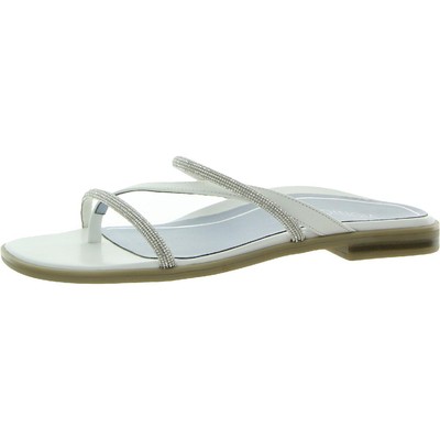 

Женские белые кожаные шлепанцы Vionic Prism, обувь 8,5, средний (B,M) BHFO 3074, White leather