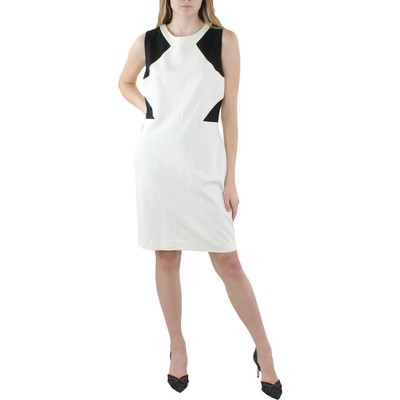 

Женское платье-футляр до колена цвета слоновой кости Amanda + Chelsea  BHFO 3854, Black/ivory