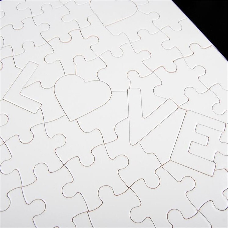 5pcs a5 diy blank dye sublimation printable jigsaw puzzle