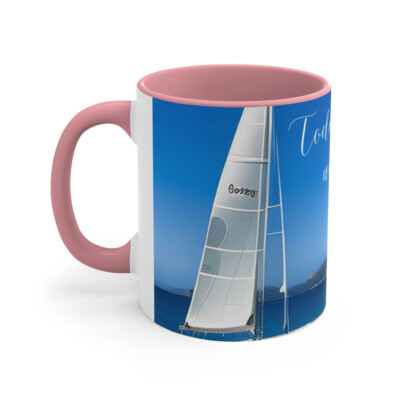 From our Wonderful World collection. White sails surrounded by blue sky.
